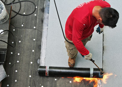 Charm City Roofing Flat Roof Replacement Rubber Torch Down Roofing Baltimore