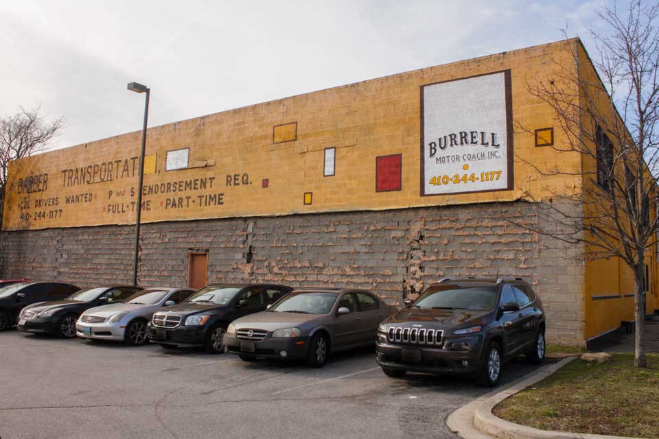 Burrell Motor Coach Building Central Park Heights Baltimore