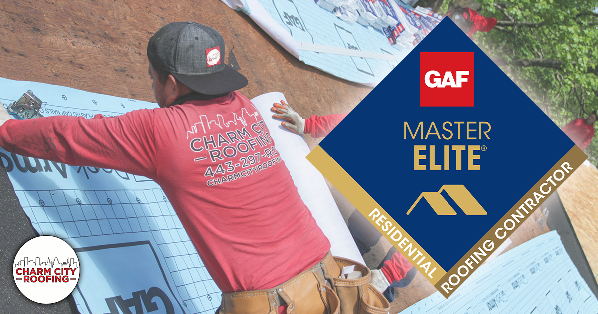 Charm City Roofing GAF Master Elite Contractor