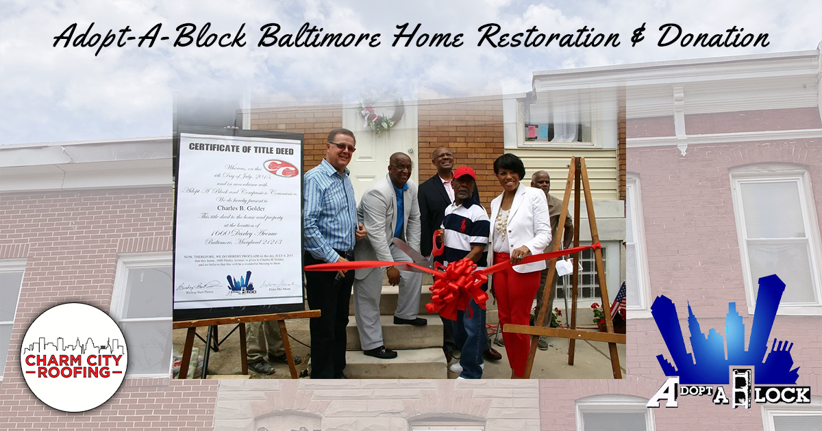 Adopt-A-Block: Baltimore Home Restoration & Donation